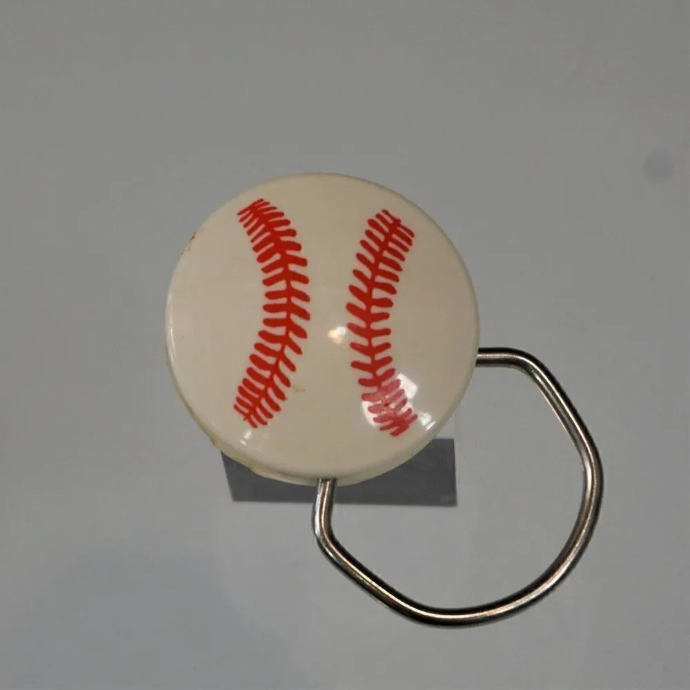 Vintage Bank 1 One Advertising Keyring Catch Home Run Fever Key Holder